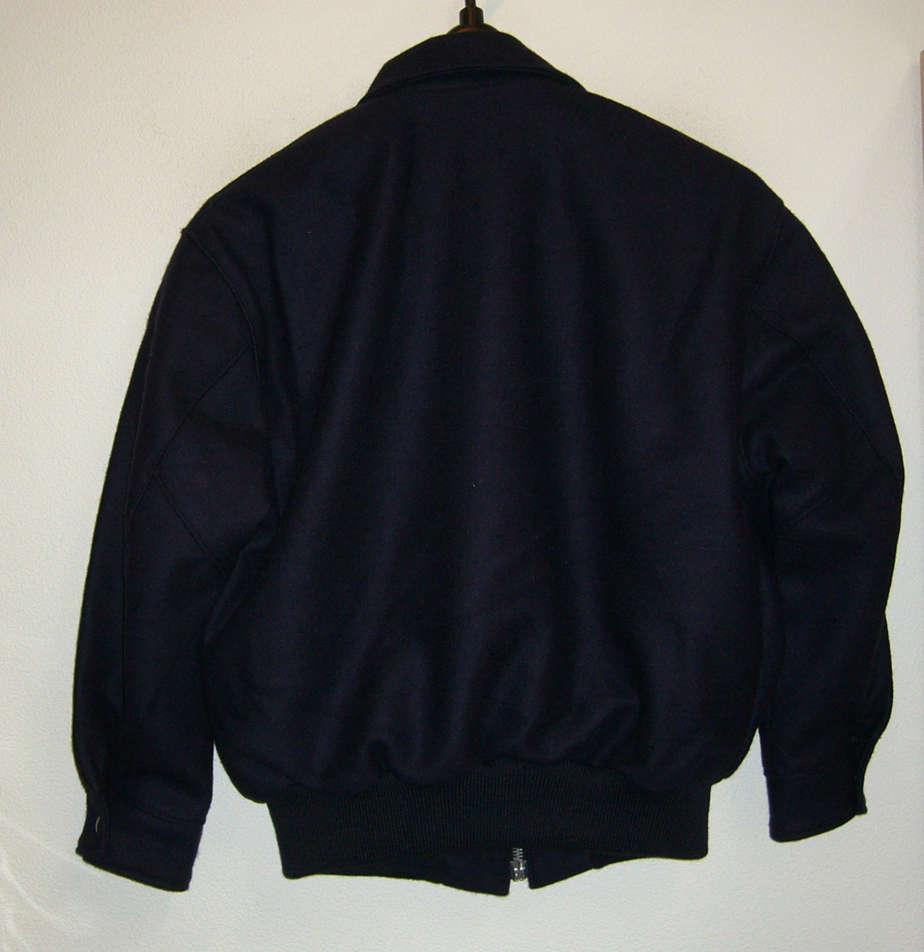 NAVY ZIP BACK